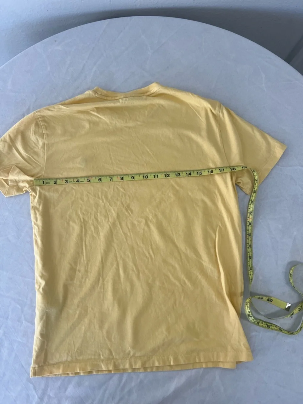 Polo Ralph Lauren Yellow Tee Small Classic Pony Logo T-Shirt